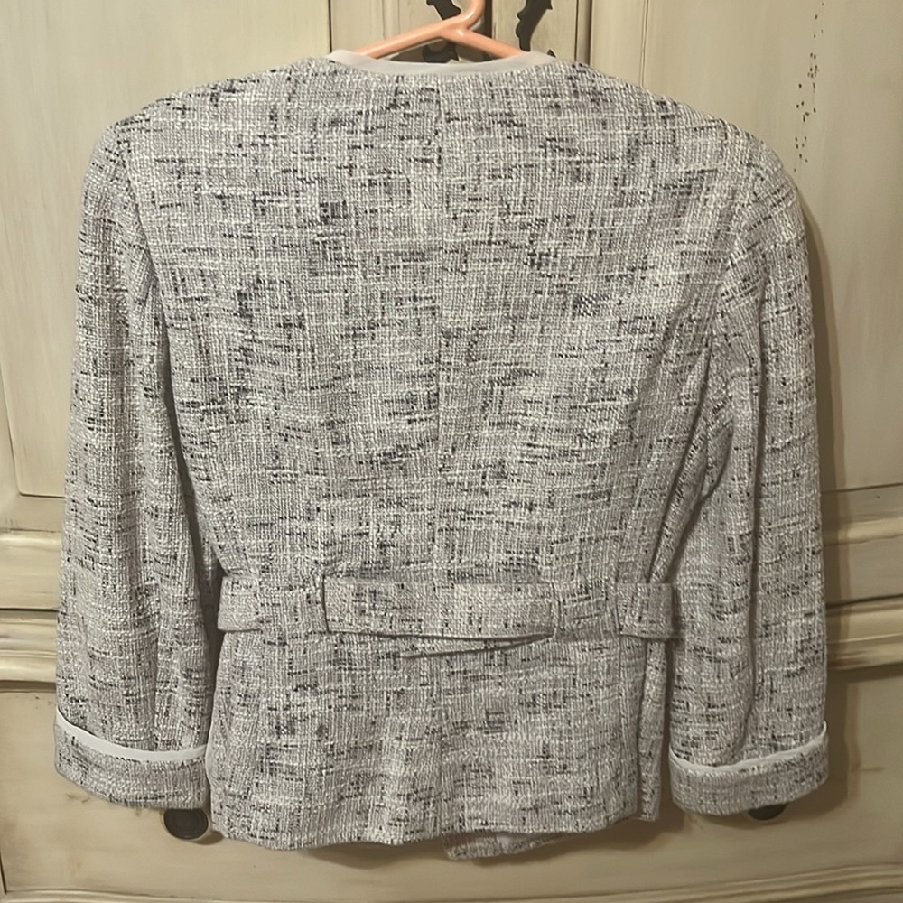 New York and Company Tweed Belted Blazer - Picture 3 of 3